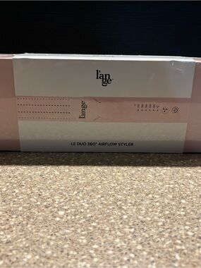 L'ange LE DUO 360° Airflow Styler - Blush Pink and White